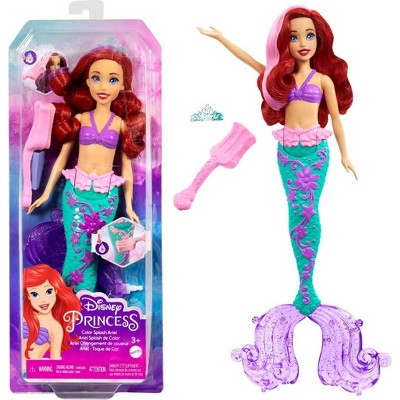 Disney Ariel The Little Mermaid Loose Pink Glitter Handle Licensed