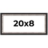 PosterPalooza | Panoramic Simple Silver Picture Frame - UV Acrylic, Foam Board Backing, Hanging Hardware - 2 of 4
