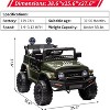 Electric Car, Licensed Toyota 12V Ride-On Car, for Kids with RC, Music, LED Lights, Double Doors, Safety Belt - 4 of 4