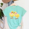 Simply Sage Market Coquette Yellow Chicks Garment Dyed Tee - 3 of 4