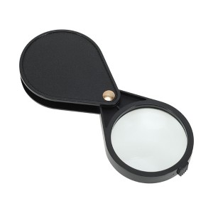 Unique Bargains Magnifier Teardrop Swivel Magnifier 10X Rotating Lens Design ABS 8.8x6.5x1.6cm 1 Pc - 1 of 3