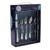 Gourmet Basics by Mikasa 20pc Symmety Flatware Set with Caddy: 18/0 Stainless Steel, Dishwasher-Safe, Service for 4 - image 4 of 4