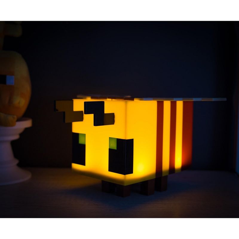 Minecraft Yellow Bee Figural Mood Light | 5.4 Inches Tall, 2 of 7