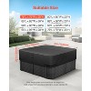 VEVOR Outdoor Hot Tub Cover, 76 x 76 x 20 Inch Weatherproof and Waterproof Hot Tub Cover Protector, 600D Heavy Duty Oxford Fabric, Black - 3 of 4