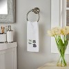 2pc I Pinch Back Hand Towel Set - SKL Home: Dobby Velour, Bathroom Essentials - 4 of 4