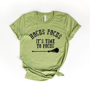 Simply Sage Market Women's Hocus Pocus Time To Focus Short Sleeve Graphic Tee, Teacher - 1 of 4