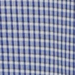 white/blue mini plaid