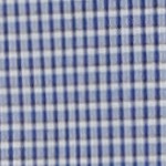 white/blue mini plaid