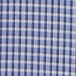 white/blue mini plaid