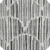Gray Ivory And Charcoal Abstract Washable Indoor Outdoor Area Rug - 4 of 4