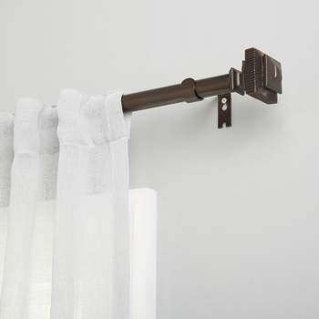 Exclusive Home Rockwell 1" Curtain Rod and Finial Set