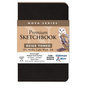 Stillman & Birn Nova Series - Softcover Sketchbook - Portrait  3 x 5 - 150gsm Beige Paper - 1 of 1