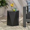 Mayeerty Fashionable Modern  End Table Side Table Black - 4 of 4