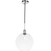 Elegant Lighting Emett 1 light Chrome and Clear glass pendant - 4 of 4
