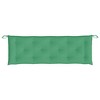 vidaXL Garden Bench Cushion Green 59.1"x19.7"x2.8" Oxford Fabric - 4 of 4