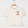 Simply Sage Market Patriotic Cherries Coquette Boxy Crop Top - 2 of 4