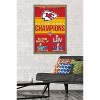 Trends International NFL Kansas City Chiefs - Champions 24 Framed Wall Poster Prints - 2 of 4