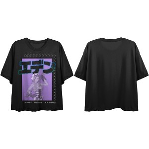 Eden Don't Fear Humans Women's Black Crop Top - 1 of 3