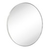 TEHOME Yolanta Circular Round Stainless Steel Framed Wall Mounted Bathroom Vanity Mirror - 3 of 4