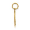Black Bow Jewelry 14k Yellow Gold 20 inside Heart Charm or Pendant, 15mm - 2 of 4