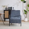 NicBex Accent Chair with Polyester Upholstery,Lounge Chair with Metal Frame,Arm Chair for Bedroom,Reading Room,1PC/2PC - 2 of 4