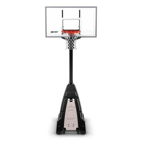 Spalding 54 Glass Portable Beast Basketball Hoop Target