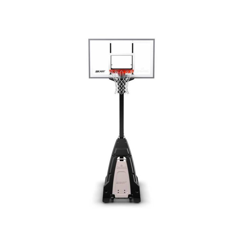 Spalding 54&#34; Glass Portable BEAST Basketball Hoop, 1 of 8