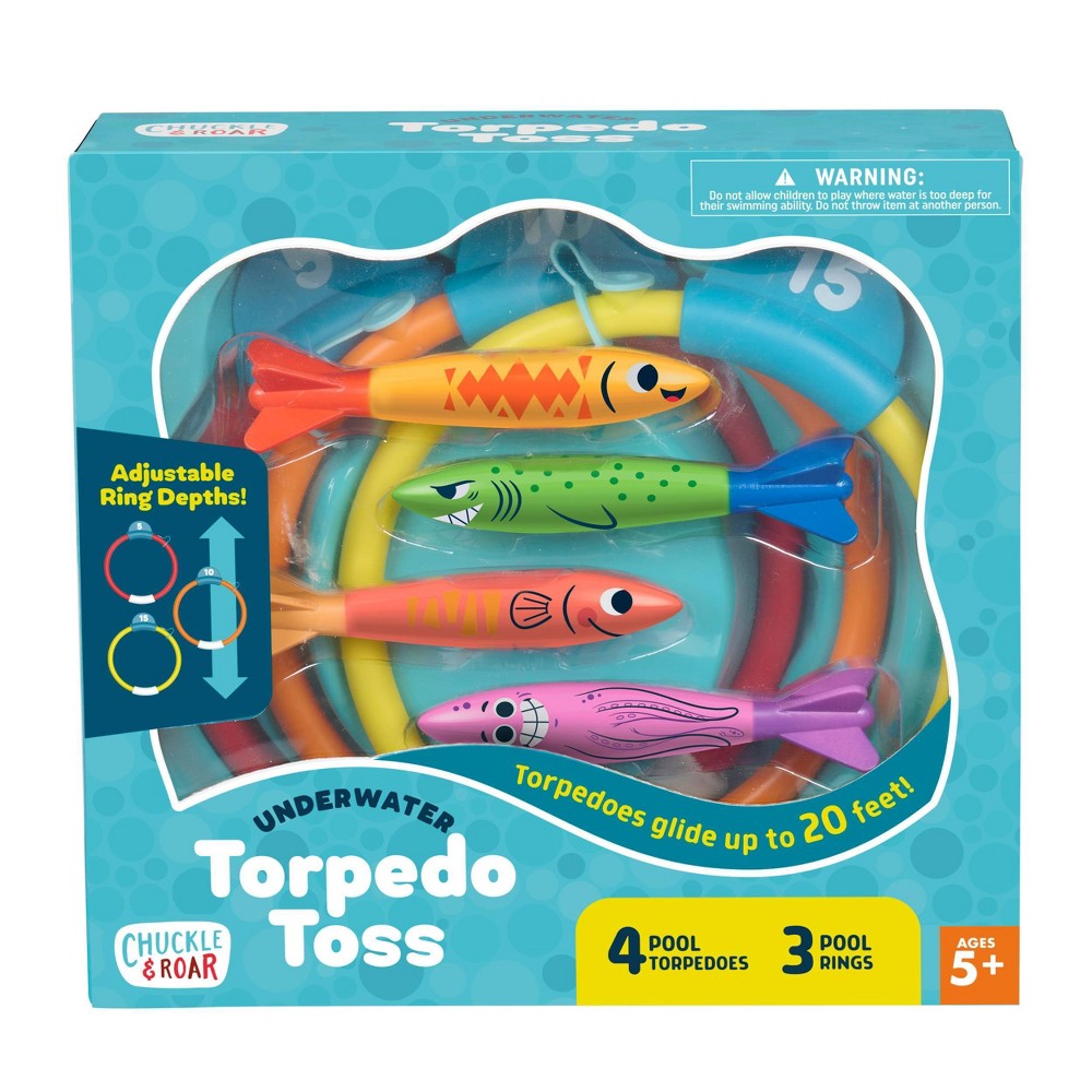 Chuckle & Roar Pool Toy Torpedo Toss