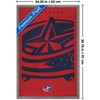 Trends International NHL Columbus Blue Jackets - Logo 25 Framed Wall Poster Prints - 3 of 4