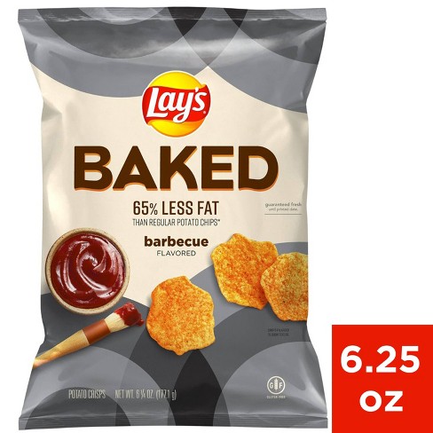 Lay's Oven Baked Barbecue Flavored Potato Chips - 6.25oz : Target