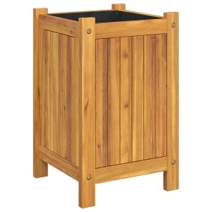 vidaXL Garden Planter Natural wood Solid acacia wood - 1 of 4