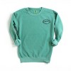 Embroidered Football Gameday - Womens Garment Dyed Sweatshirt - 2 of 3