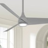 52" Minka Aire Twist Grey LED Smart Ceiling Fan with Remote - 2 of 4