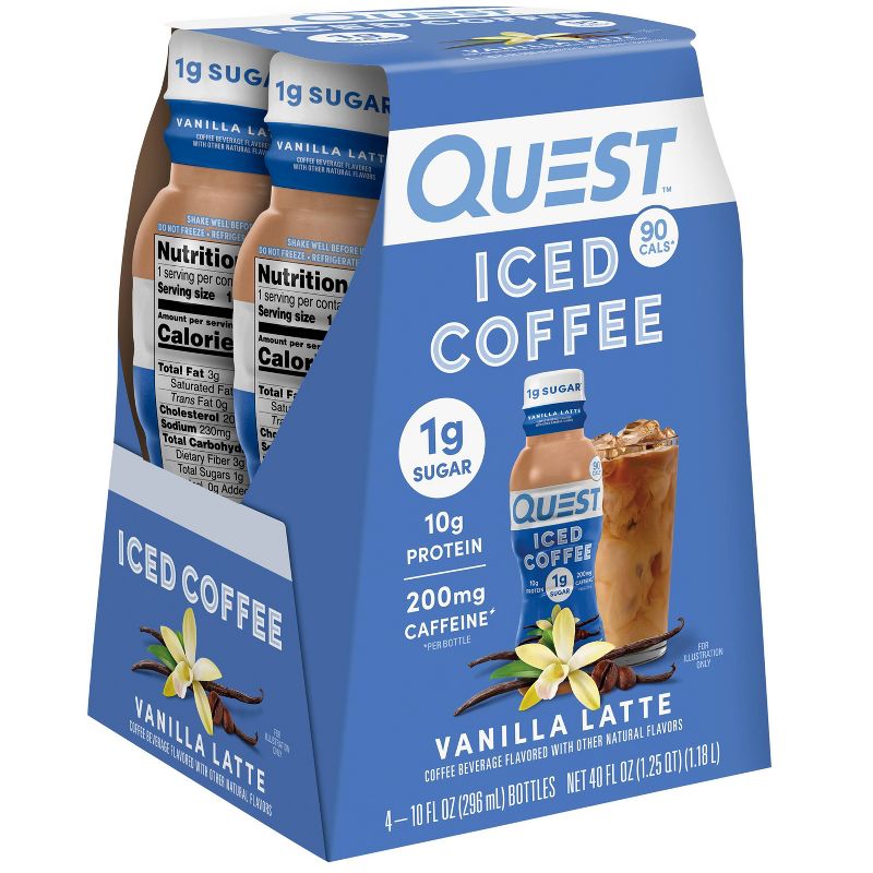 Quest Nutrition Iced Coffee - Vanilla - 4pk, 3 of 7