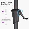PURPLE LEAF 13ft Patio Market Umbrella and Base Double-Sided Rectangle Outdoor Table Sun Umbrellas with Crank - 2 of 4