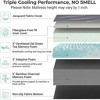 Dyonery 12-14 Inch Firm Mattress Twin XL, Orthopedic Green Tea Gel Memory Foam for Back Pain Relief, Cooling Bed in a Box with Soft Jacquard Cover - 2 of 4