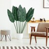 Unique Bargains Plastic Artificial Fake Stem Leaf Branches Decor Green 10 Pcs - 3 of 4