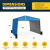 EROMMY 10x10 Ft Pop Up Canopy Tent With 2 Sidewalls, Waterproof Sun Shade Tent For Commercial Events, Markets, And Backyard Gatherings - 4 of 4