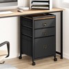4-Drawer Mobile File Cabinet with Wheels - Versatile Rolling Storage Cabinet for Home Office, Fits A4/Letter Size Files & Printer Stand - 2 of 4