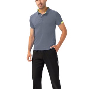 Anna-Kaci Active Men's Athletic Fit Polo Shirt with Contrast Collar and Moisture-Wicking Stretch Fabric - 1 of 4
