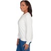Alfred Dunner Women's Embellished Neckline Anti-Pill Sweater - 4 of 4