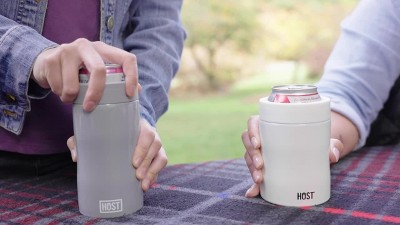 Stay-Chill Slim Can Cooler in Space Gray by HOST – Uptown Spirits