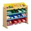 ECR4Kids 4-Tier Organizer with 16 Bins, Toy Storage - 3 of 4