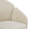 CAVINAS Dining Chairs Kitchen Chairs Set of 2 Iron-footed Dining Chair with Adjustable Foot Pads for dining room, living room - 2 of 4