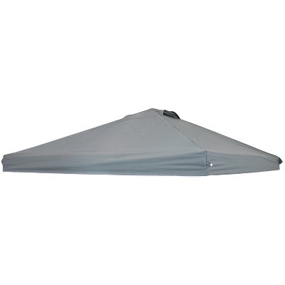 Sunnydaze Premium Pop-Up Canopy Shade with Vent - 12' x 12' - Dark Gray
