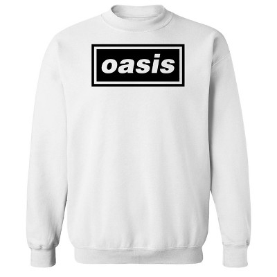Oasis Men's Decca Logo Long Sleeve Graphic Cotton Sweatshirt