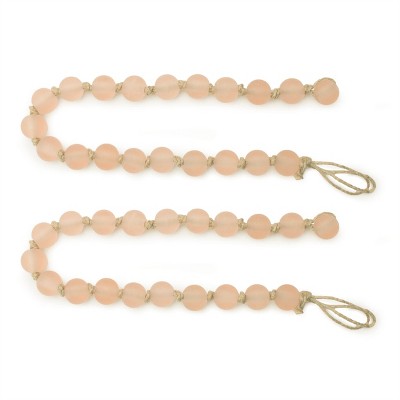 Frosted Glass Bead Garland (Set of 2)