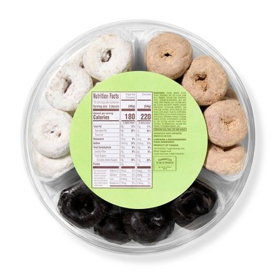 Spring Trio Breakfast Mini Donuts Entertaining Pack - 18oz - Favorite Day™