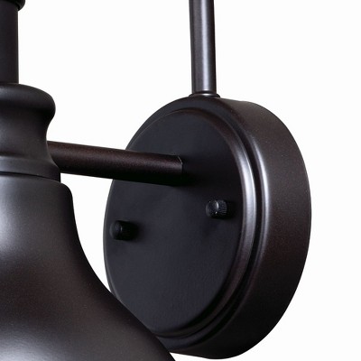 Delano Bronze 13.25" Dimmable Outdoor Wall Light