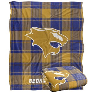Georgian Court University Campus Plaid Spirit Silky Touch Super Soft Throw Blanket 50x60 - 1 of 4